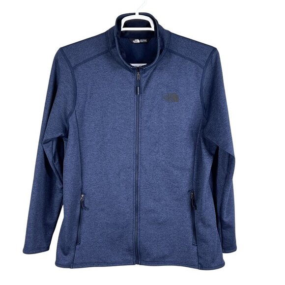 The North Face Womens 2X Full Zip Skyline Navy Athleisure Stretchy Jacket Sporty - Picture 8 of 16